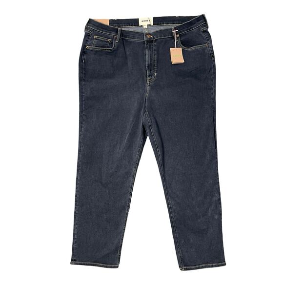 BODEN Womens 34W x 32L Blue Jeans Cigarette Leg Slim Mid-Rise Fitted Waist Thigh - Picture 1 of 9